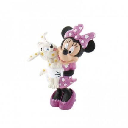 Figura Minnie Con Perrito 7cm