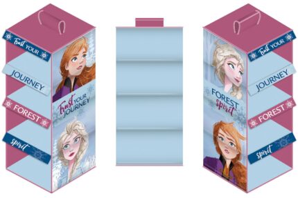 COLGADOR/ORGANIZADOR ARMARIO CON 4 HUECOS 29X28X65 CM. DE FROZEN