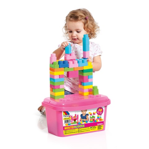 20209716466-CUBETA-ROSA-35PCS-NIN-Ab CAJA DE BLOQUES ROSA 35 PCS - Imagen 1