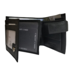Cartera Piel Caballero 10.5x8.5cm Negro - Imagen 2