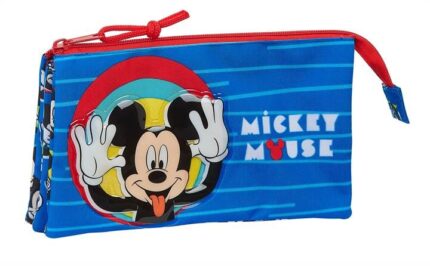 Portatodo Triple Mickey Disney 22x3x12cm.