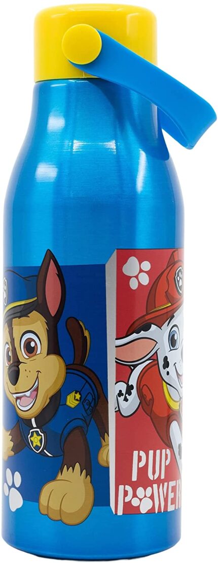 Botella Infantil Aluminio Patrulla Canina 760 ml Con Asa