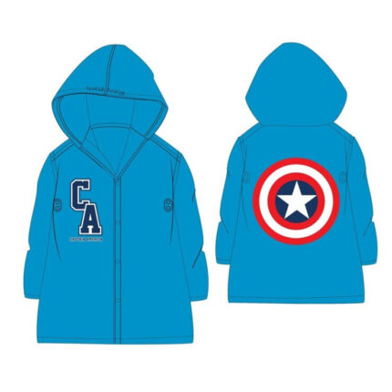 IMPERMEABLE DE PVC CON CAPUCHA AVENGERS MARVEL 3Und. T. 3/4-5/6-7/8