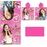 Poncho Soy Luna Disney 50x100cm. Microfibra