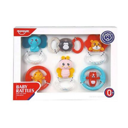 Sonajero Jugatoys 6 Piezas Animales Set