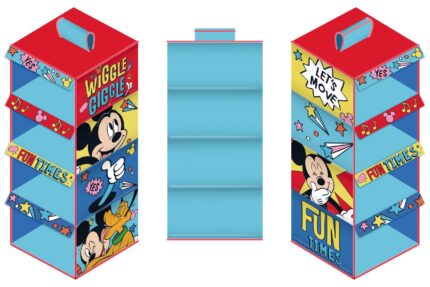 COLGADOR/ORGANIZADOR ARMARIO CON 4 HUECOS 29X28X65 CM. DE MICKEY