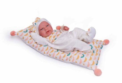 Muñecas Antonio Juan Recién Nacida Lea Con Cojín 42cm.