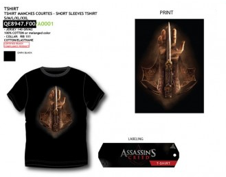 Camiseta Adulto Assassins Creed Talla L