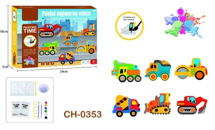 Set Para Pintar Vehiculos De Construccion