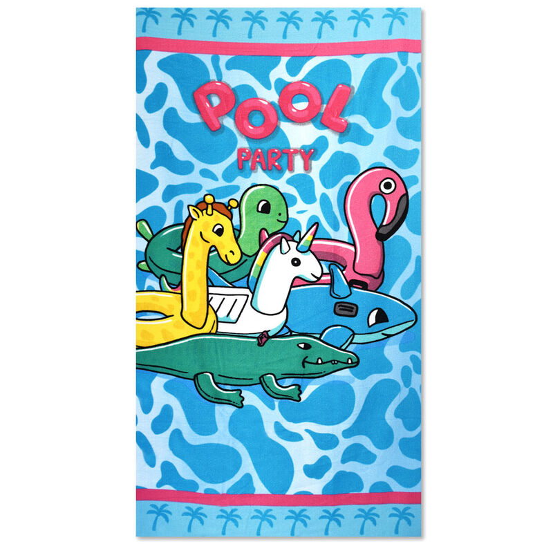 4838553800233361650 Toalla Pool Party Microfibra 140x70cm. - Imagen 1