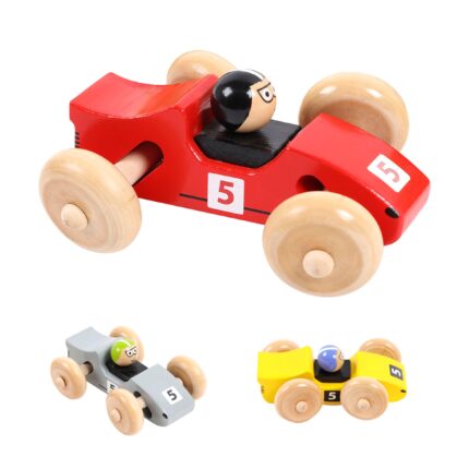 Coche De Madera Con Eje 15cm.