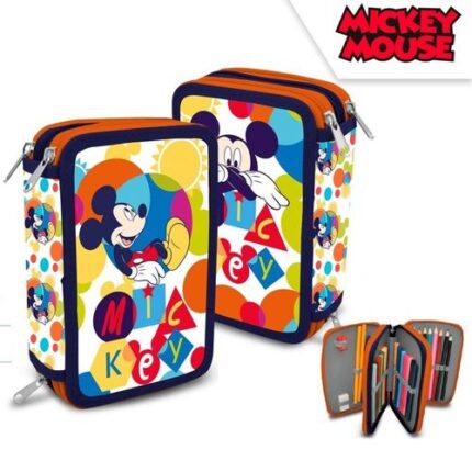 Plumier 3 Cremalleras Mickey