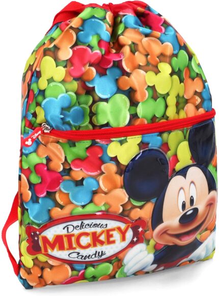 Saco Mochila Mickey Disney 42x41x1cm.