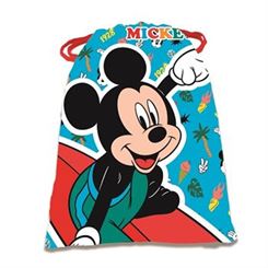 Saquito Merendero Mickey Surf 24X20Cm