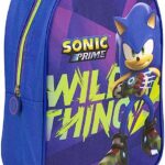 Mochila Basic Sonic 29x10x22cm.