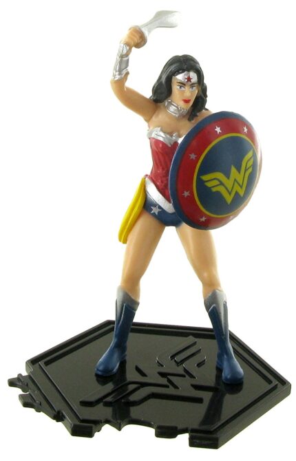 Figura Wonder Woman La Liga De La Justicia 9cm.