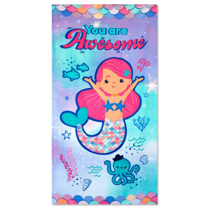 Toalla Sirena Microfibra 140x70cm.