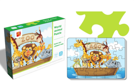 PUZZLE 24 PIEZAS EN CAJA ZOO 25x17.5xm.