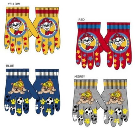 Guantes Infantil Patrulla Canina T.Unica