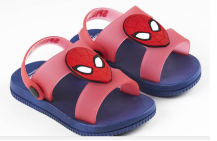 Sandalias Casual Goma Spiderman  Marvel 3Und. T. 22 al 27