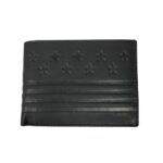 Cartera Piel Caballero Negro 10x8.5cm.