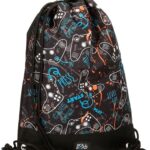 Roll Road Roll Road Gamers Mochila Saco Negro 32x42cm