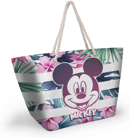 Bolsa Playa Soleil Summer Mickey Disney 52x37x17cm.