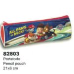 Portatodo Cilindrico Paw Patrol 21x6cm.