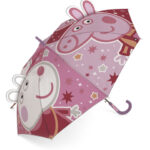 Paraguas 3D Peppa Pig 48cm.