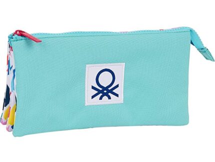 Portatodo Triple Benetton Brochitas 22X10X3Cm