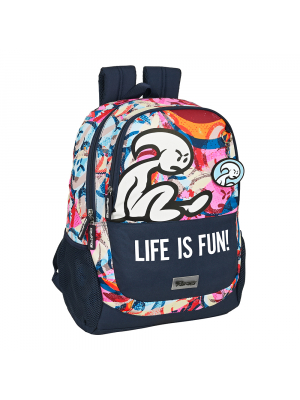 Mochila Adapt.Carro El NiÃ±o Life Is Fun 32x16x44cm