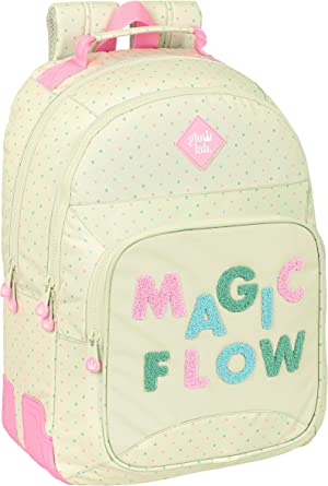 Mochila Doble Adapt.Carro Glowlab Magic Flow 32X15X42 Cm