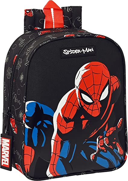 Mochila Guarderia Adapt.Carro Spider-Man Hero 22x10x27 cm