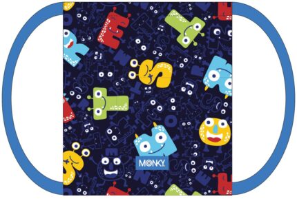 Saquito Mochila Monky Letras 31cm