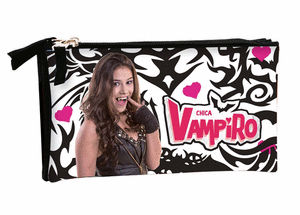 Portatodo Triple Chica Vampiro.22x12x3.5cm.