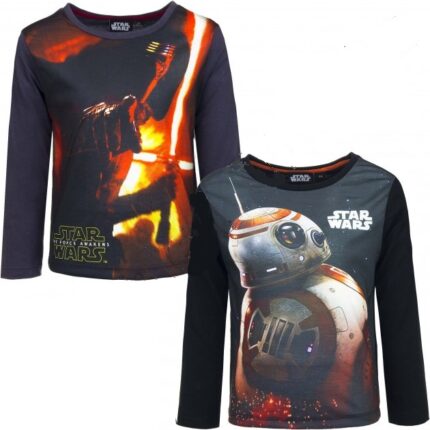 Camiseta Manga Larga Star Wars 4Und. T.4-6-8-10