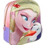 Mochila Elsa Frozen Disney 3D 25x31x10cm
