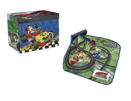 Caja Almacenaje C/Tapiz Juegos Mickey Disney