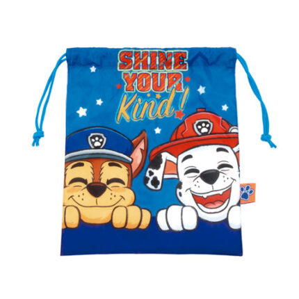 Bolsa Merienda Patrulla Canina Polyester 26,5X21,5Cm
