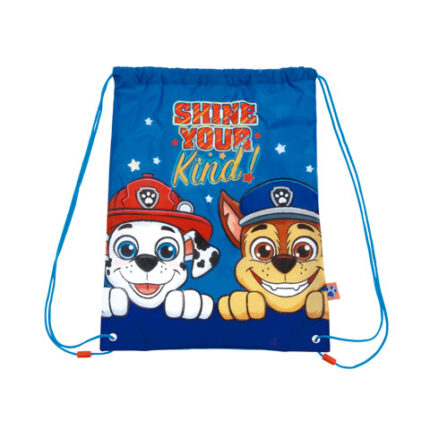 Bolsa Gym Patrulla Canina Polyester 33X44Cm