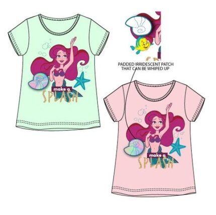 Camiseta Ariel Disney 4Und. T. 3-4-5-6