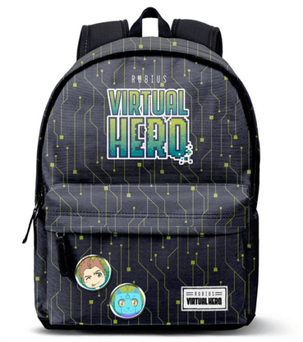 Mochila Virtual Hero Black 42x30x20cm.