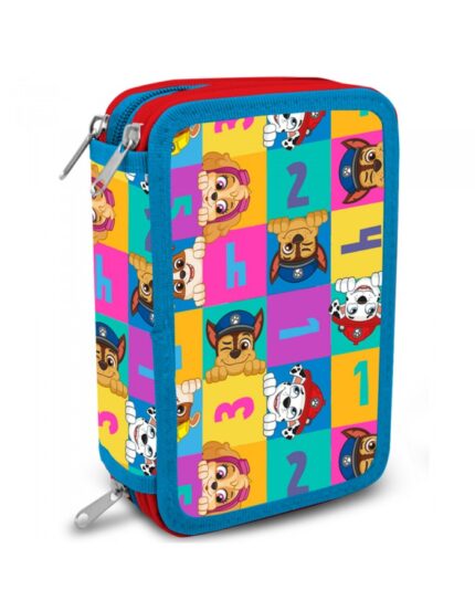 Estuche 3 Cremalleras Paw Patrol