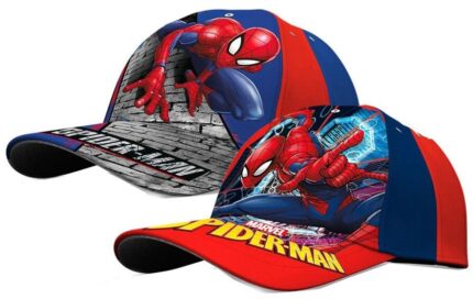Gorra De Algodon  Talla 52/54Cm Spiderman