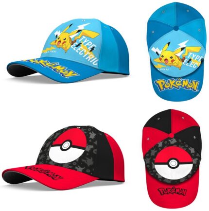 Gorra De Algodon  Talla 52/54Cm Pokemon