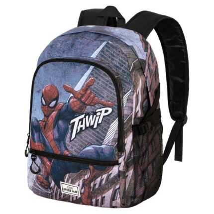 Mochila Fight Fan 2.0 Spiderman  Arach 18 X 31 X 44 Cm