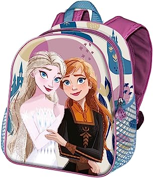 Mochila 3D Frozen Disney 31x27x11cm.