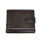 Cartera Piel Caballero Marron 10x8cm.