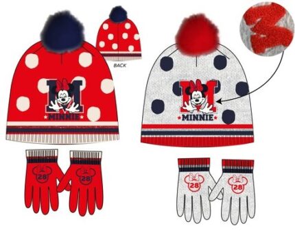 Set Gorro + Guante Minnie Disney T.52-54