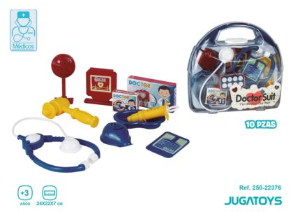 Maletín Médico De Juguete Con Accesorios Jugatoys 11 Piezas